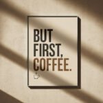 Pure Minimalist Vibe Coffee Canvas