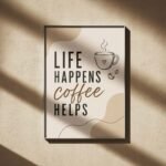 Calm Morning Serenity Coffee Canvas