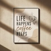 Calm Morning Serenity Coffee Canvas