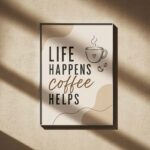 Calm Morning Serenity Coffee Canvas