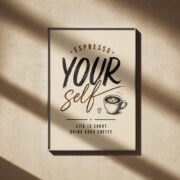 Bold Espresso Energy Coffee Canvas