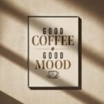 Classic Cafe Nostalgia Coffee Canvas