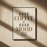 Classic Cafe Nostalgia Coffee Canvas
