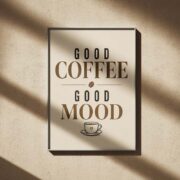 Classic Cafe Nostalgia Coffee Canvas