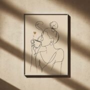 Chic Daily Routine Coffee Canvas