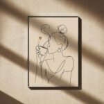 Chic Daily Routine Coffee Canvas