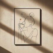Chic Daily Routine Coffee Canvas