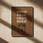 Deep Focus Grind Coffee Canvas