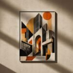 Abstract Architectural Wall Art