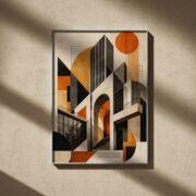 Abstract Architectural Wall Art