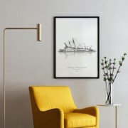 Sydney Opera House Line Art Poster - Image 2