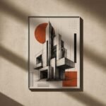 Geometric Architecture Wall Art