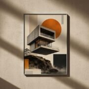 Floating House Wall Art