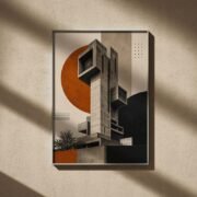 Brutalist Structure Poster