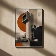 Brutalist Structure Poster