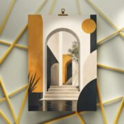 Modern Archway Wall Art - Image 3