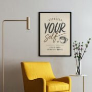 Bold Espresso Energy Coffee Canvas - Image 2