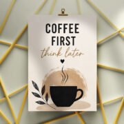 Warm Boho Sunrise Coffee Canvas - Image 3