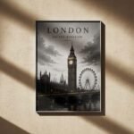London Moody Skyline Poster