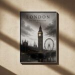 London Moody Skyline Poster