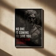 Stoic Mindset Awakening Grit Canvas