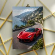 Coastal Supercar Scenic Drive Art Print - Image 3