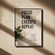 Daily Execution Action Plan Manifesto