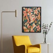 Floral Bloom Portrait Poster - Image 2