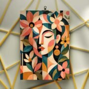 Floral Bloom Portrait Poster - Image 3