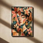 Floral Bloom Portrait Poster