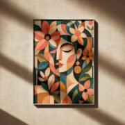 Floral Bloom Portrait Poster