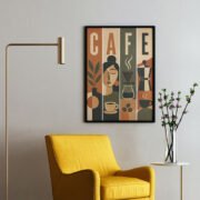 CAFE Retro Panel Print - Image 2