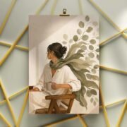 Sage Scarf Serenity - Image 3