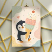 Penguin Ice Cream Treat Poster - Image 3