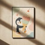 Penguin Ice Cream Treat Poster