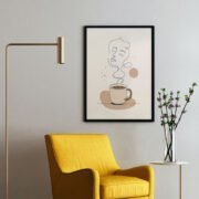 Coffee Muse Line Art Poster - Image 2
