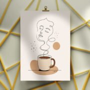 Coffee Muse Line Art Poster - Image 3