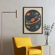 Vinyl Galaxy Orbit Poster - Image 2