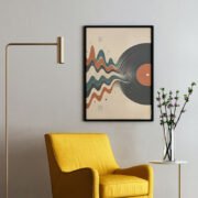 Vinyl Sound Wave Poster - Image 2