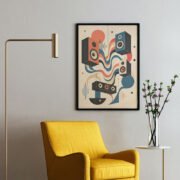 Retro Speaker Soundscape Poster - Image 2