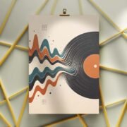 Vinyl Sound Wave Poster - Image 3