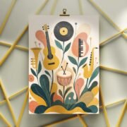 Blooming Instruments Garden Poster - Image 3