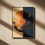 Side A Side B Vinyl Poster