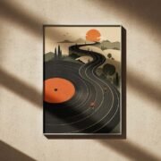 Vinyl Road Journey Poster