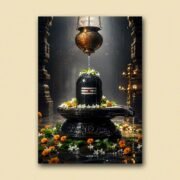 Shivling Golden Abhishek Poster
