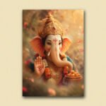 Lord Ganesha Sacred Portrait Poster