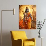 Lord Rama Sunset Portrait Poster - Image 2