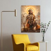 Hanuman Warrior Kneel Poster - Image 2
