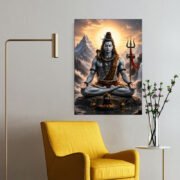 Lord Shiva Himalayan Meditation Poster - Image 2