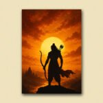 Lord Rama Temple Horizon Poster